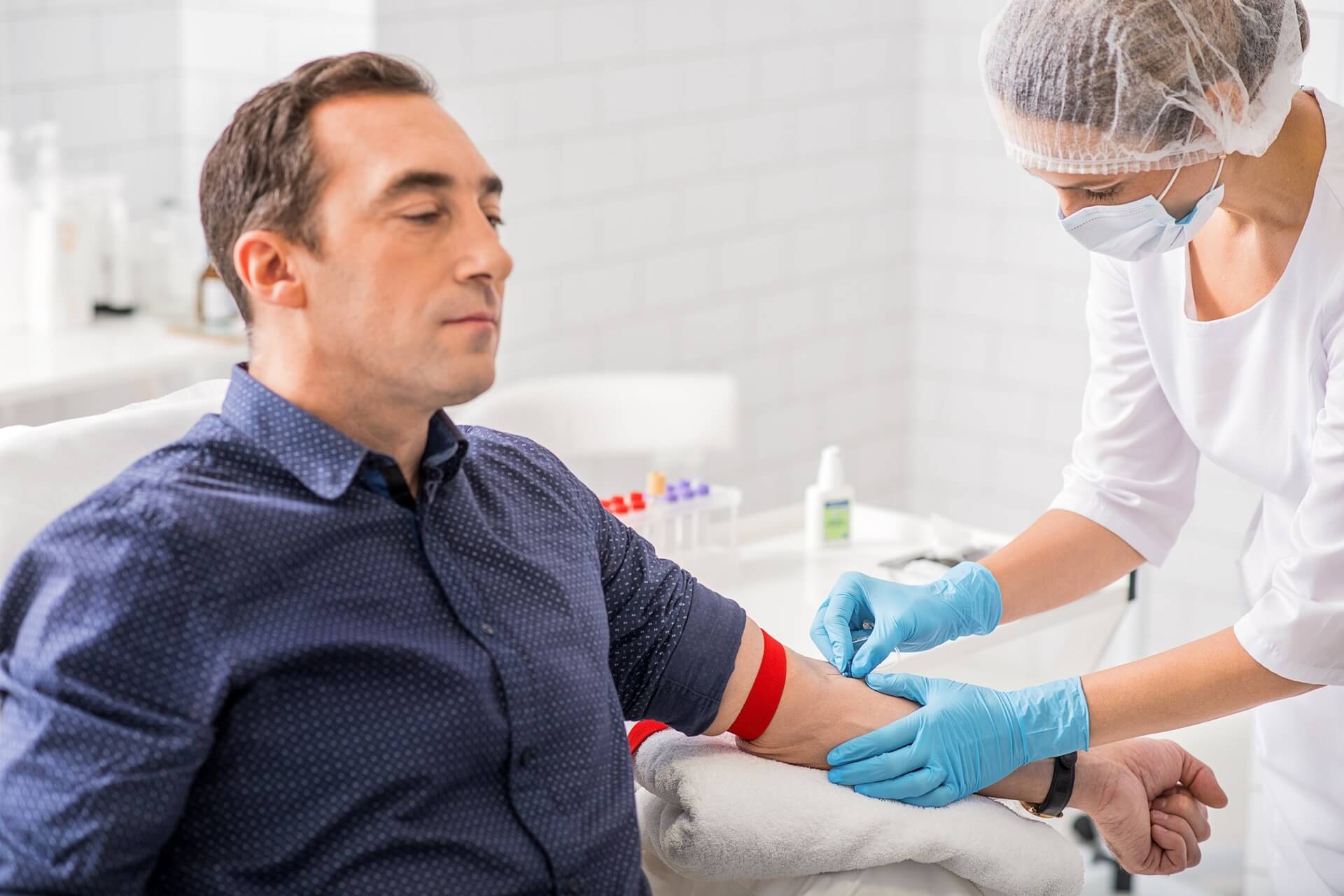 Patient Blood test Image